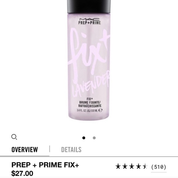 BNIB MAC Fix Plus Lavender prime & Set spray - Picture 1 of 5